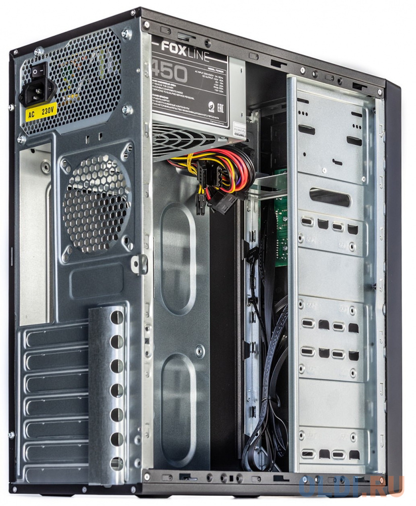 Корпус ATX Foxline FL-301-FZ450R 450 Вт чёрный фото