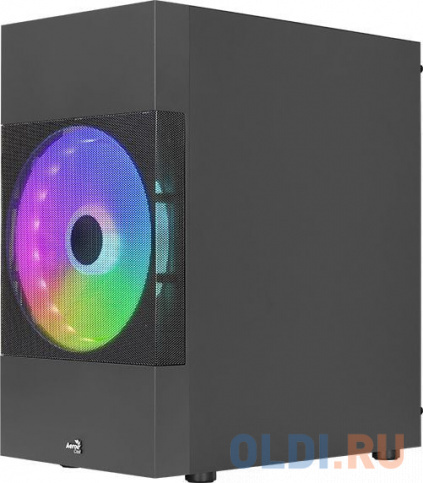 Корпус microATX Aerocool Atomic Lite-G-BK-v2 Без БП чёрный фото