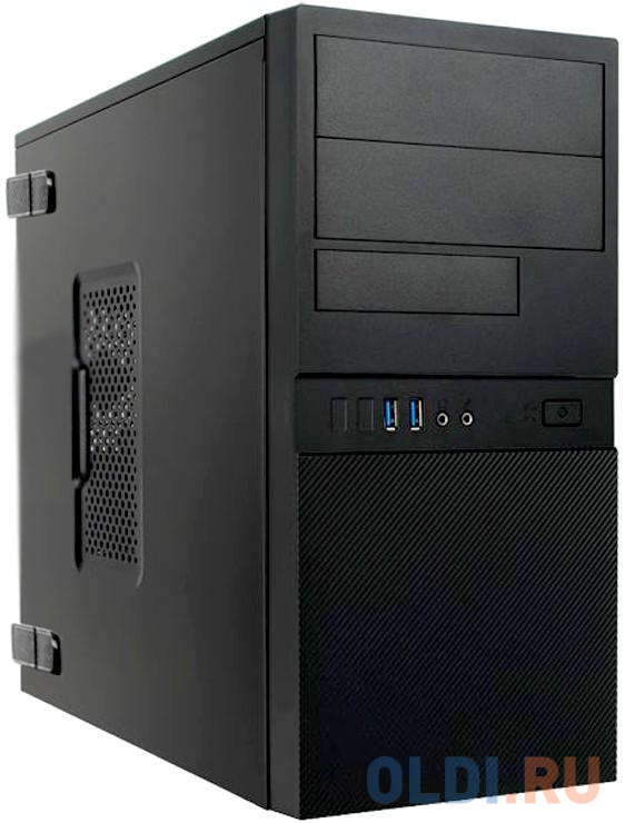 

Корпус microATX InWin EFS066BL Без БП чёрный, Черный