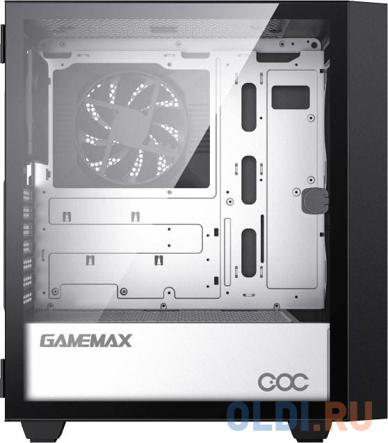Корпус ATX GameMax Brufen C3 BG Без БП чёрный серый фото