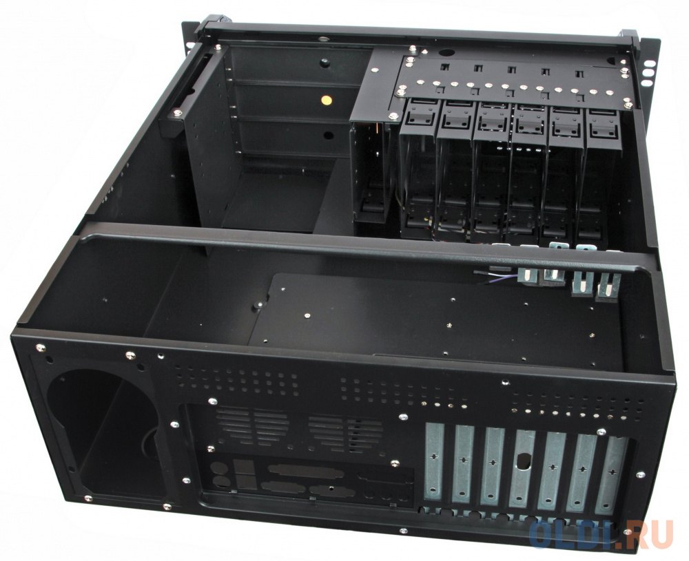 Серверный корпус 4U Exegate 4U4021S/4U480-06 Без БП чёрный EX254718RUS фото