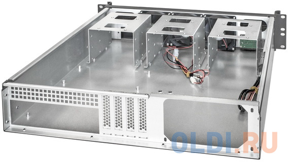 Серверный корпус 2U Exegate Pro 2U450-09 Без БП чёрный серебристый фото