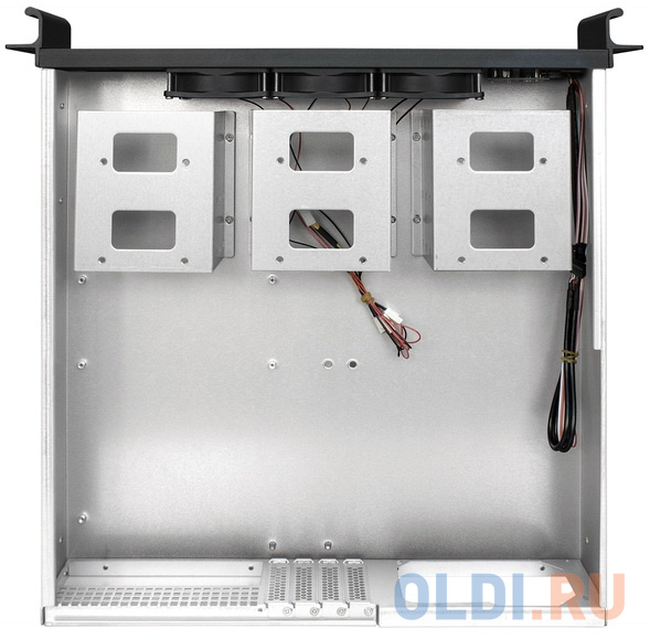 Серверный корпус 2U Exegate Pro 2U450-09 Без БП чёрный серебристый фото