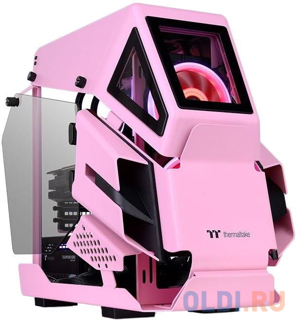

Корпус microATX Thermaltake AH T200 Без БП розовый