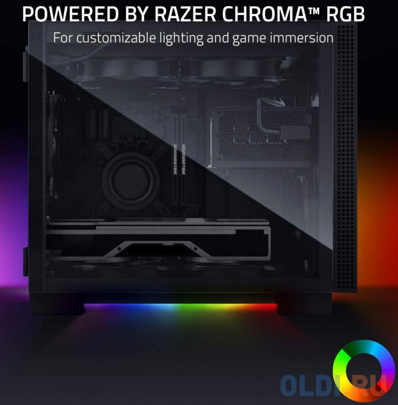 Корпус mini-ITX Razer Tomahawk M1 Без БП чёрный фото