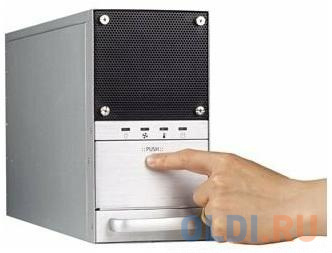 Серверный корпус mini-ITX Advantech IPC-6025BP-27ZE 270 Вт серебристый чёрный фото
