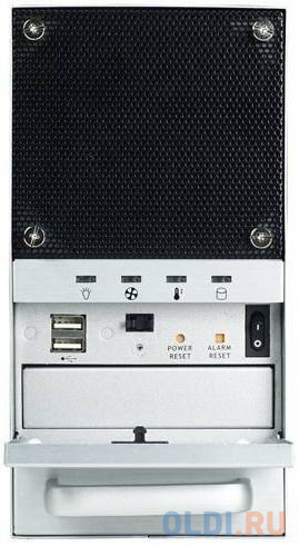 Серверный корпус mini-ITX Advantech IPC-6025BP-27ZE 270 Вт серебристый чёрный фото