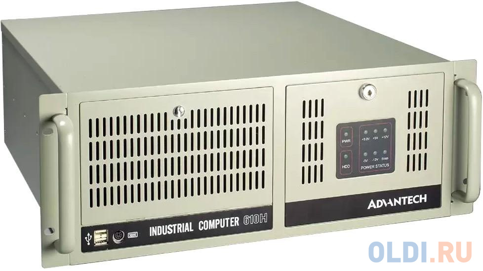 Серверный корпус 4U Advantech IPC-610BP-00HD Без БП бежевый чайник электрический redmond rk m179 2200 вт бежевый 1 7 л нержавеющая сталь