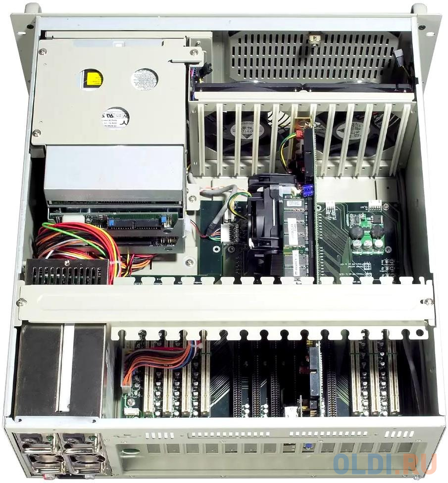 Серверный корпус 4U Advantech IPC-610BP-00HD Без БП бежевый фото