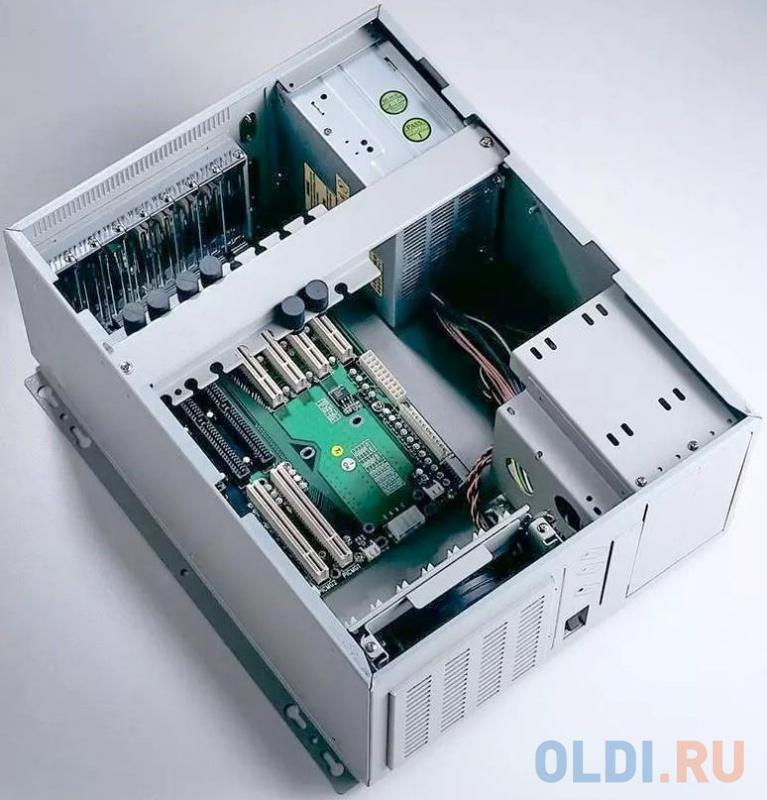 IPC-6608BP-00D   Desktop/Wallmount Chassis, PICMG 1.0/1.3, Drive bays: 2*5.25&quot; + 1*3.5&quot;, 8xFullSize ExpSlot, 1x120mm fan, w/o PSU, D фото