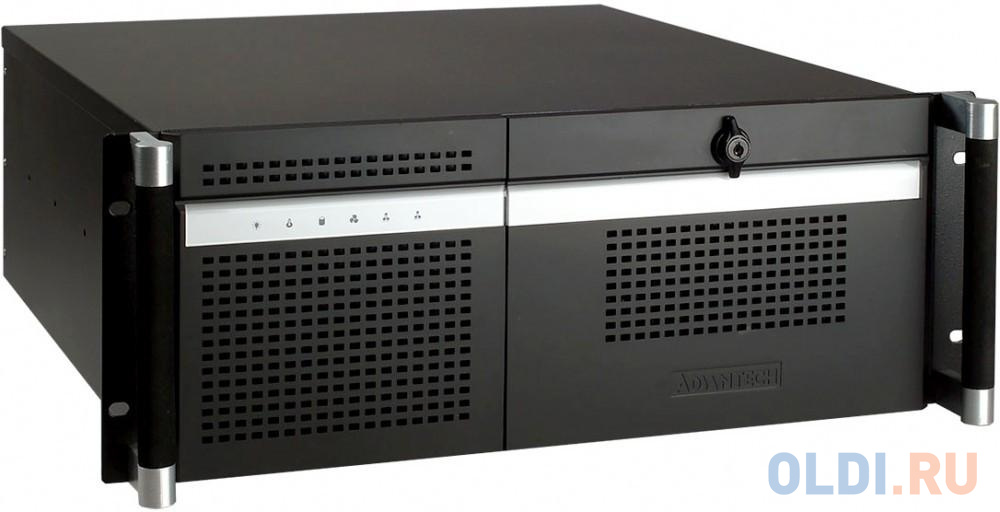 Серверный корпус 4U Advantech ACP-4320BP-00C Без БП чёрный серебристый телефон texet тх 259 черно серебристый