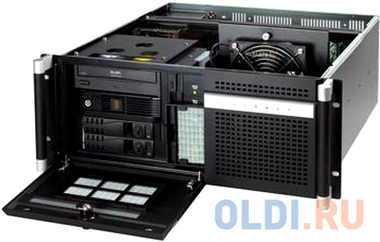 Серверный корпус 4U Advantech ACP-4320BP-00C Без БП чёрный серебристый фото