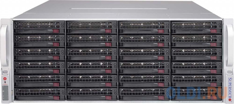 

Серверный корпус 4U Supermicro CSE-847E1C-R1K23JBOD 2 х 1200 Вт серый чёрный, Черно-серый