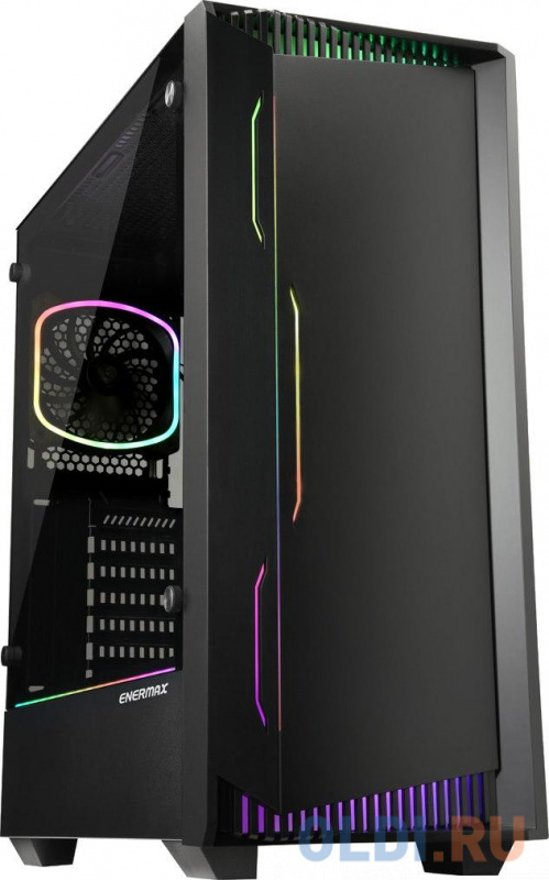 

Корпус ATX EnerMax ECA-LL30-M1BB-ARGB Без БП чёрный, Черный