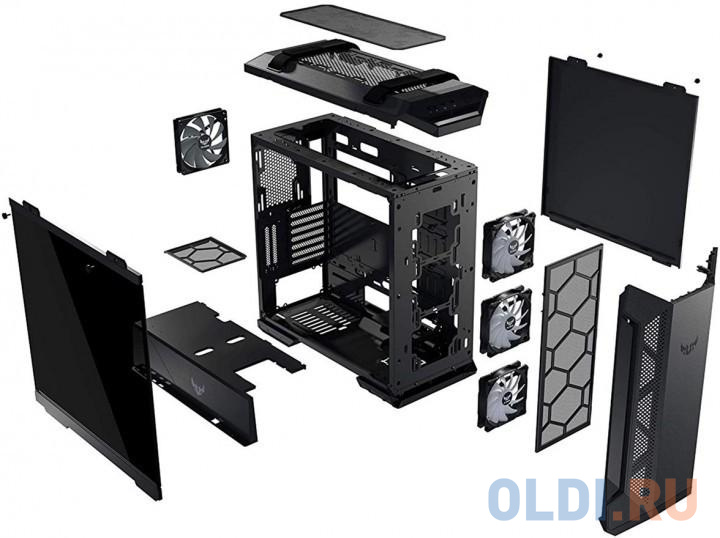 Корпус E-ATX ASUS GT501 Без БП серый фото