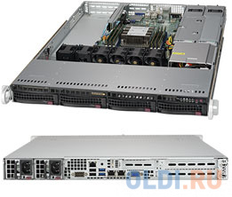 

Серверный корпус 1U Supermicro CSE-815TQC-R504WB 500 Вт чёрный