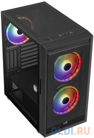 Корпус ATX Aerocool Graphite-G-BK-v2 Без БП чёрный фото