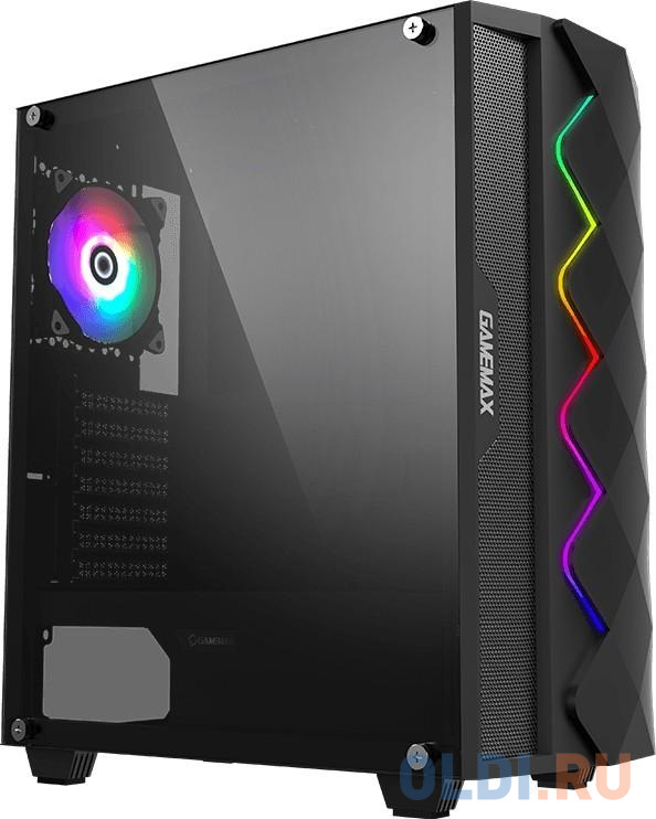 Корпус ATX GameMax Diamond COC Без БП чёрный фото