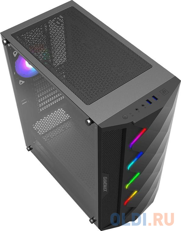 Корпус ATX GameMax Diamond COC Без БП чёрный фото