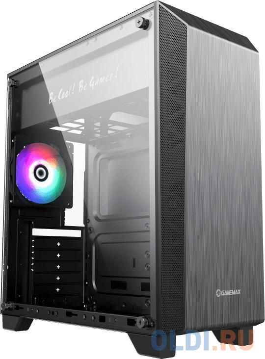 

Корпус ATX GameMax Nova N5 Без БП чёрный, Черный