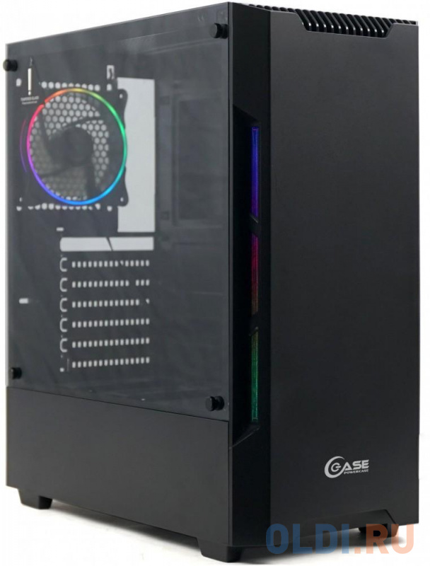 

Корпус ATX Powercase Alisio X3 Без БП чёрный, Черный