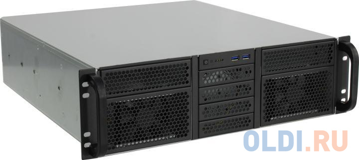 

Серверный корпус 3U Procase RE306-D2H10-C-48 Без БП серый чёрный