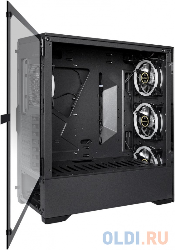 Корпус ATX Exegate EX289024RUS Без БП чёрный фото