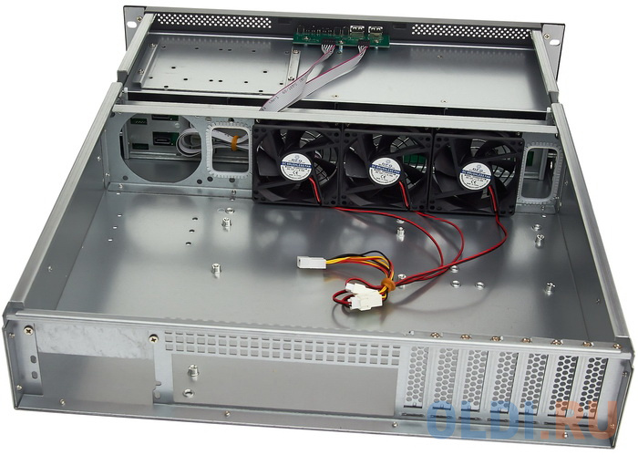 Серверный корпус 2U Exegate Pro 2U550-HS08 Без БП серебристый фото