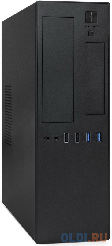 

Корпус microATX Exegate MI-641 Без БП чёрный, Черный