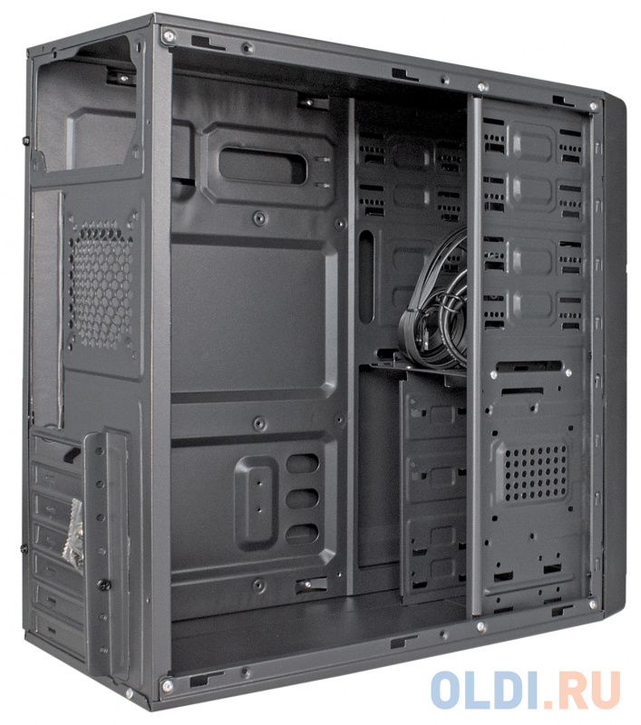 

Exegate EX283738RUS Корпус Miditower XP-402U Black, ATX, <XP450, Black,120mm>, 2*USB+1*USB3.0, Audio