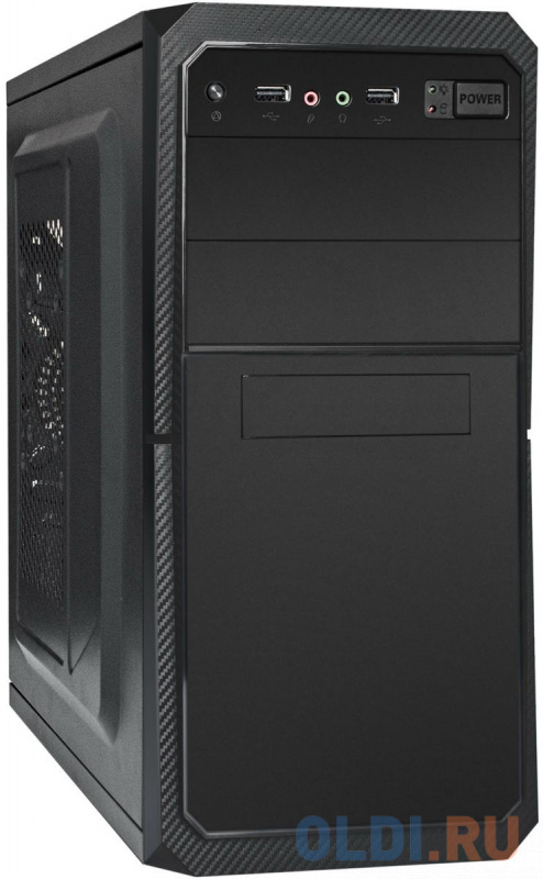 

Корпус microATX Exegate BA-202 400 Вт чёрный, Черный
