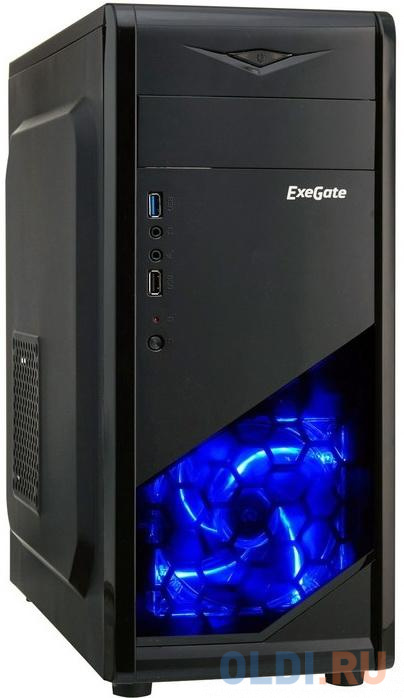 

Корпус ATX Exegate EX289683RUS 500 Вт чёрный, Черный