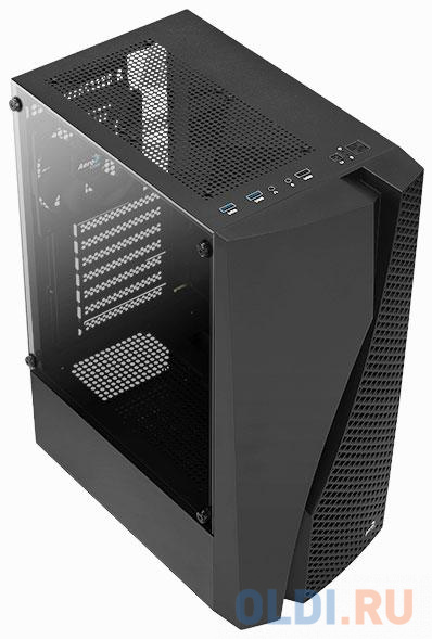 

Корпус ATX Aerocool Wave-G-BK-v1 Без БП чёрный 4711099470334, Черный