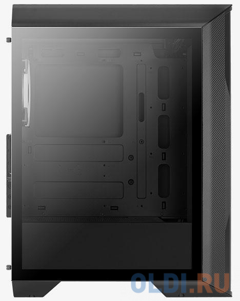 Корпус ATX Aerocool Splinter Duo-G-BK-v1 Без БП чёрный 4711099470327 фото