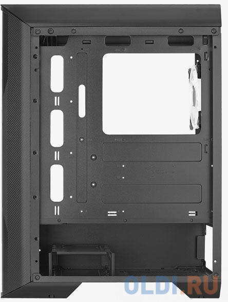 Корпус ATX Aerocool Splinter Duo-G-BK-v1 Без БП чёрный 4711099470327 фото