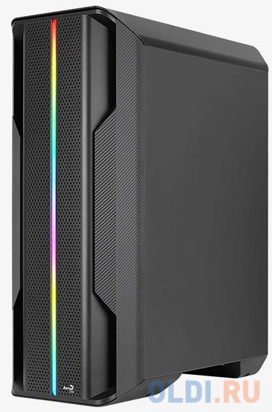 Корпус ATX Aerocool Splinter Duo-G-BK-v1 Без БП чёрный 4711099470327 фото