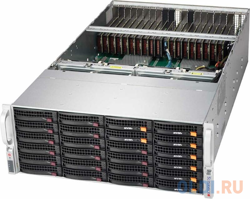 Серверный корпус 4U Supermicro Barebone 4U/MB X11DPG-OT-CPU/Dual 2000 Вт чёрный серебристый Серверный корпус 4U Supermicro Barebone 4U/MB X11DPG-OT-CPU/Dual 2000 Вт чёрный серебристый фото