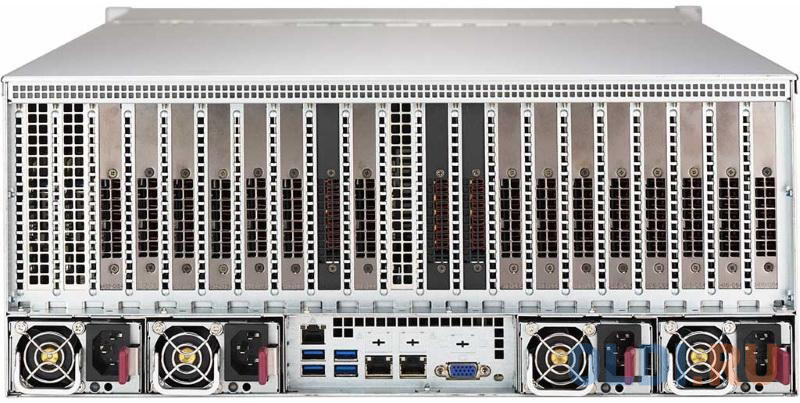 Серверный корпус 4U Supermicro Barebone 4U/MB X11DPG-OT-CPU/Dual 2000 Вт чёрный серебристый Серверный корпус 4U Supermicro Barebone 4U/MB X11DPG-OT-CPU/Dual 2000 Вт чёрный серебристый фото