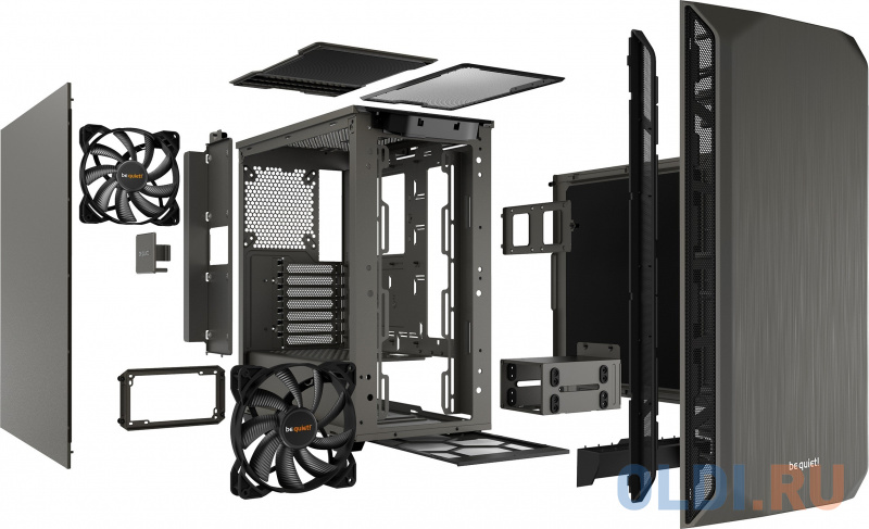 Корпус ATX Be quiet Base 500 Без БП серый фото