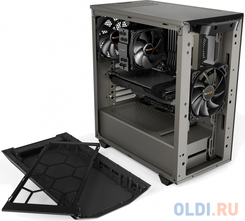 Корпус ATX Be quiet Base 500 Без БП серый фото