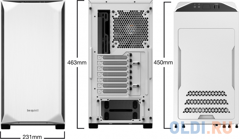 Корпус ATX Be quiet BGW35 Без БП белый фото