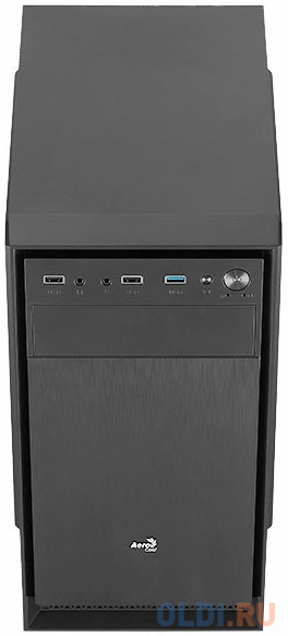 Корпус microATX Aerocool CS-104-S-BK-v1 Без БП чёрный фото