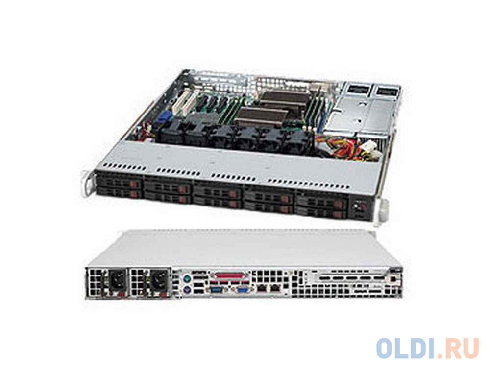 

Серверный корпус E-ATX Supermicro CSE-116TQ-R700CB 700 Вт чёрный