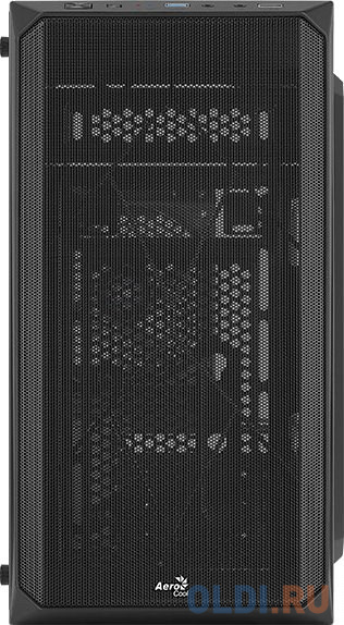 Корпус microATX Aerocool CS-107-A-BK-v1 Без БП чёрный фото