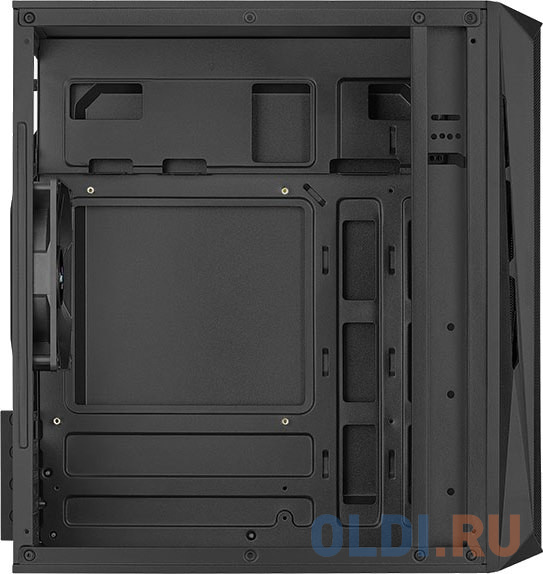 Корпус microATX Aerocool CS-107-A-BK-v1 Без БП чёрный фото