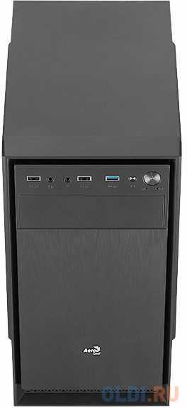 

Корпус microATX Aerocool CS-104-S-BK-v1 Без БП чёрный, Черный
