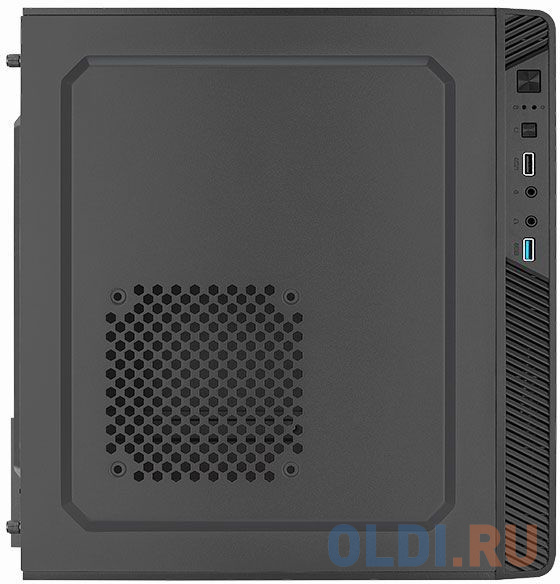 Корпус microATX Aerocool CS-106-S-BK-v1 Без БП чёрный фото