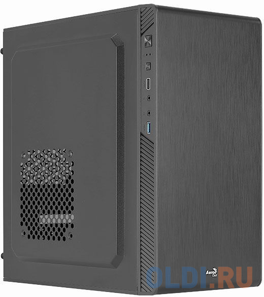 Корпус microATX Aerocool CS-106-S-BK-v1 Без БП чёрный фото