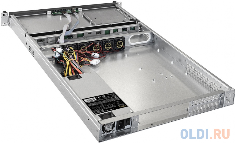 Exegate EX265520RUS Серверный корпус Pro 1U660-HS04 <RM 19",  высота 1U, глубина 660, БП 400ADS, 4xHotSwap, USB> фото