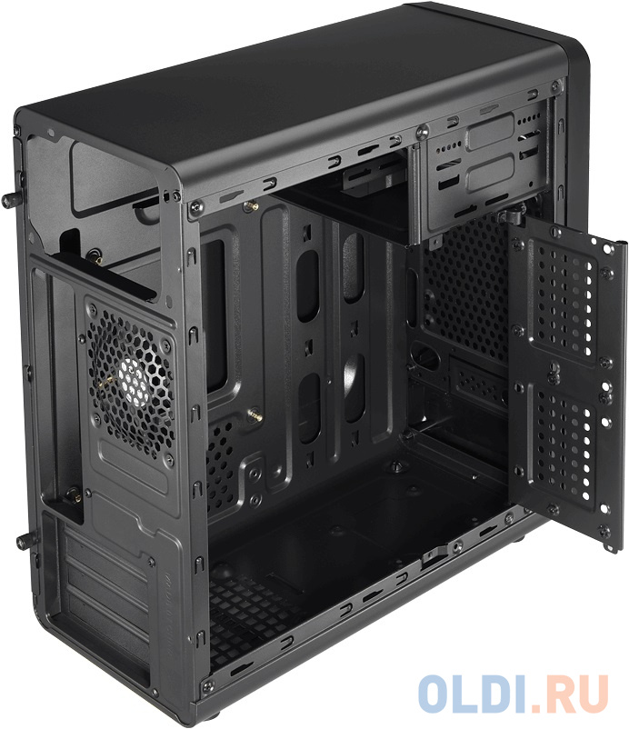 Корпус microATX Aerocool Qs-182 Без БП чёрный фото